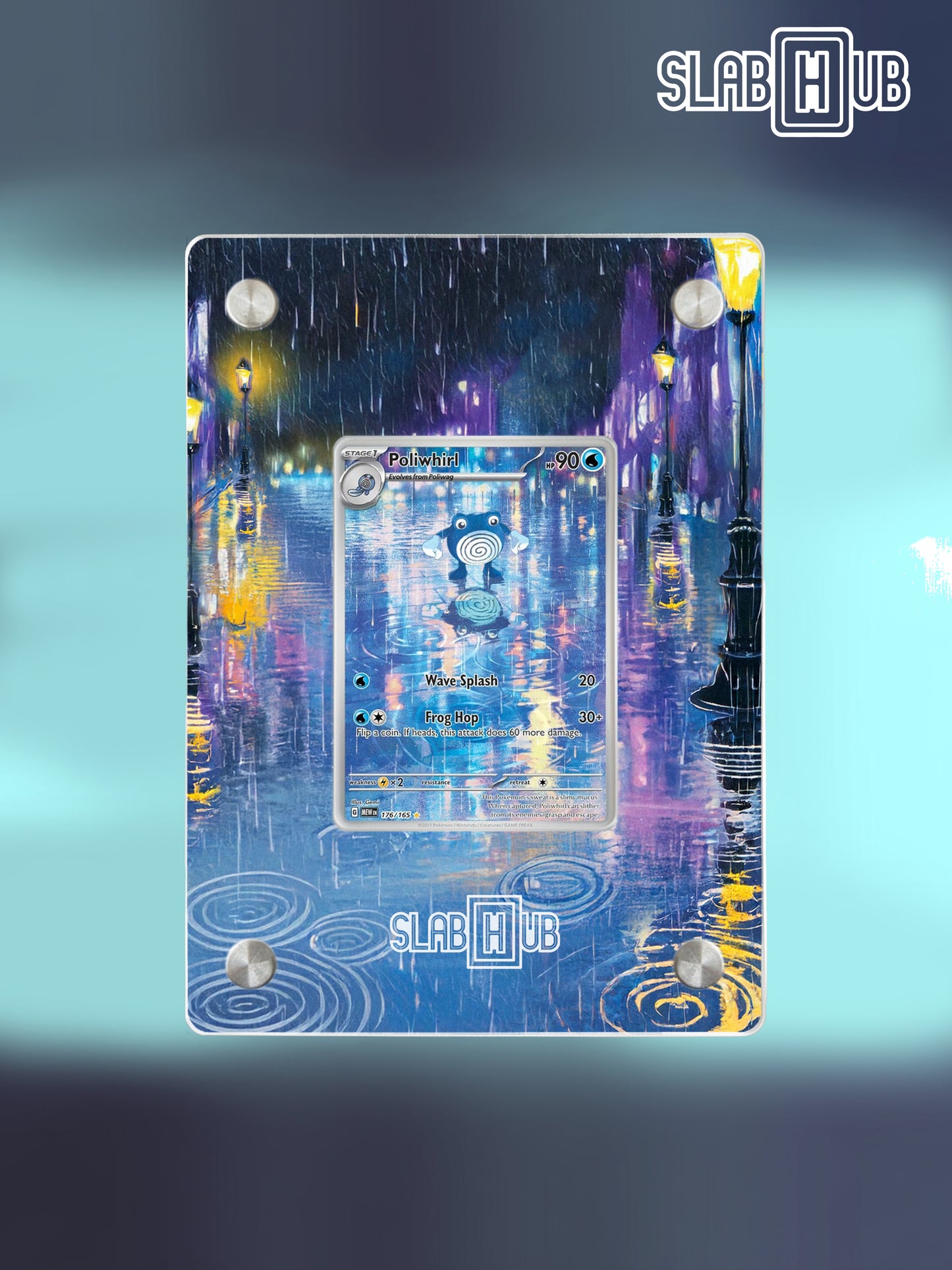 Poliwhirl MEW 176/165 | 151 | Slab Hub Edition