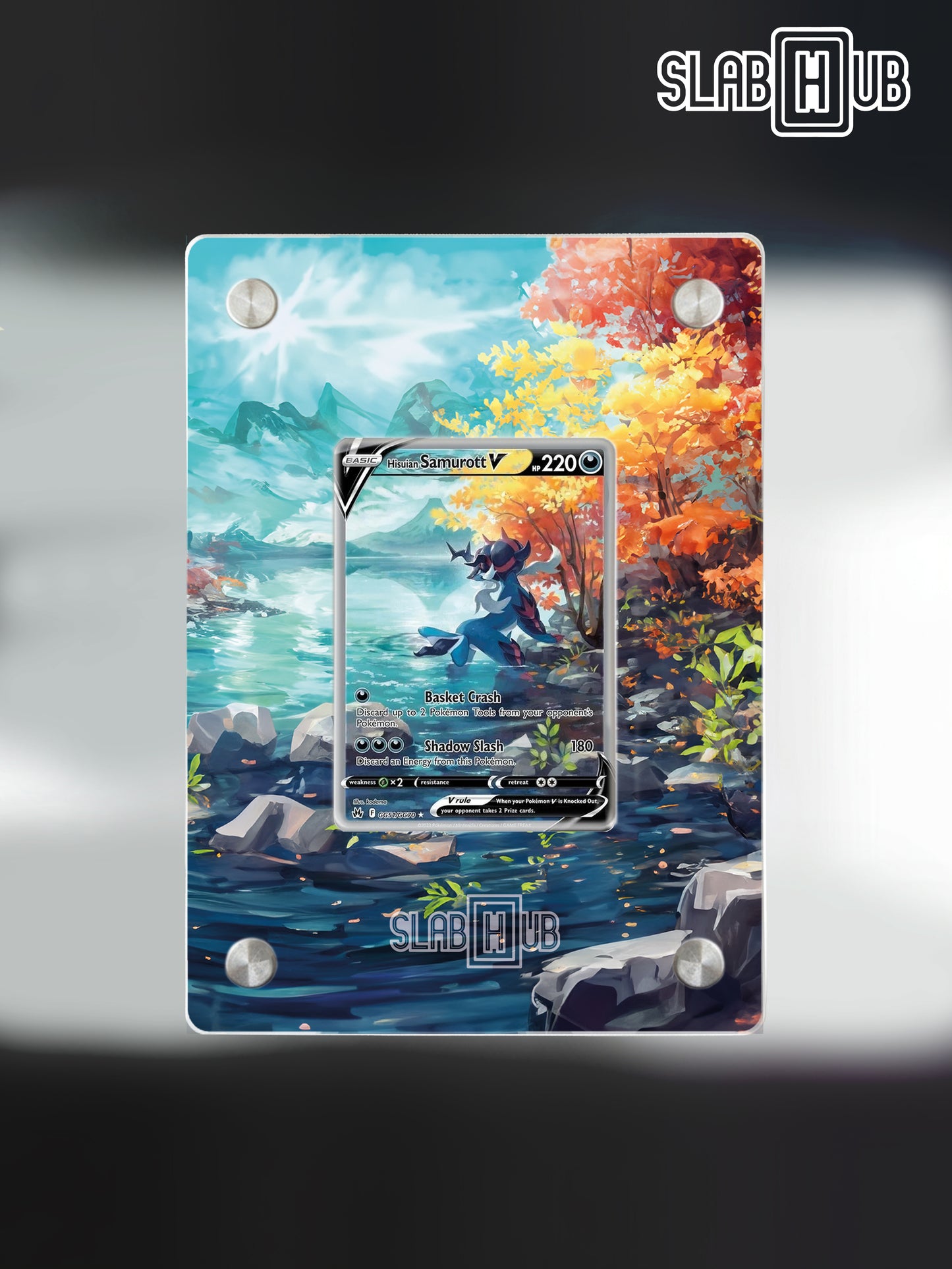 Hisuian Samurott V CRZ GG51/GG70 | Crown Zenit | Slab Hub Edition