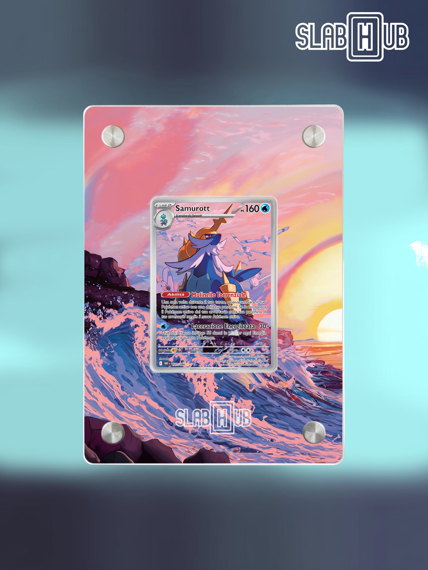 Samurott WHT 107/86 | White Flare | Slab Hub Edition