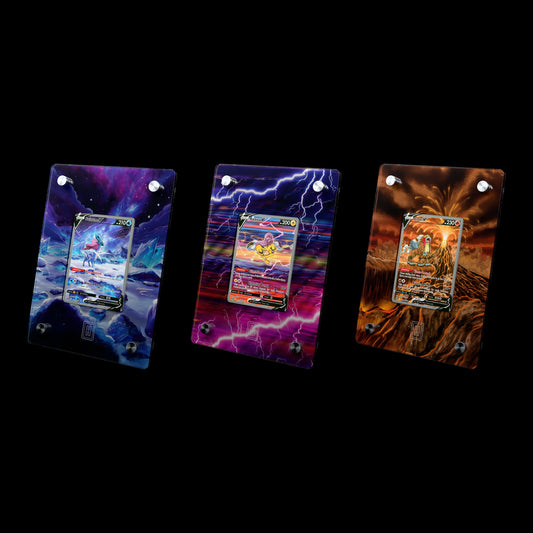 The Legendary Trio SlabHub display frame bundle – three-quarter view