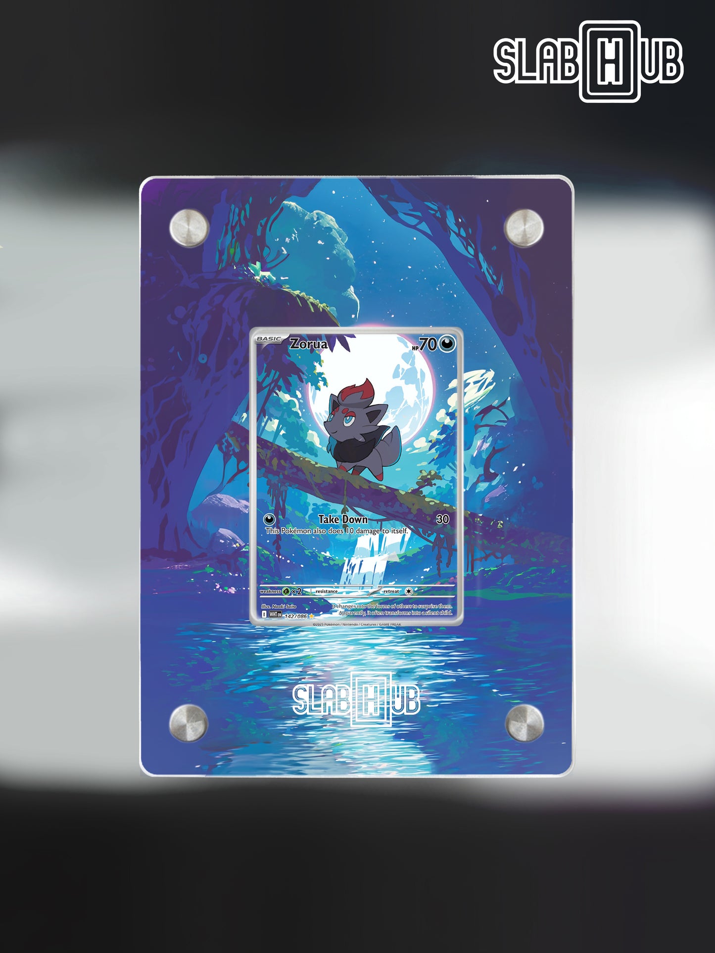 Zorua WHT 142/86 | White Flare | Slab Hub Edition