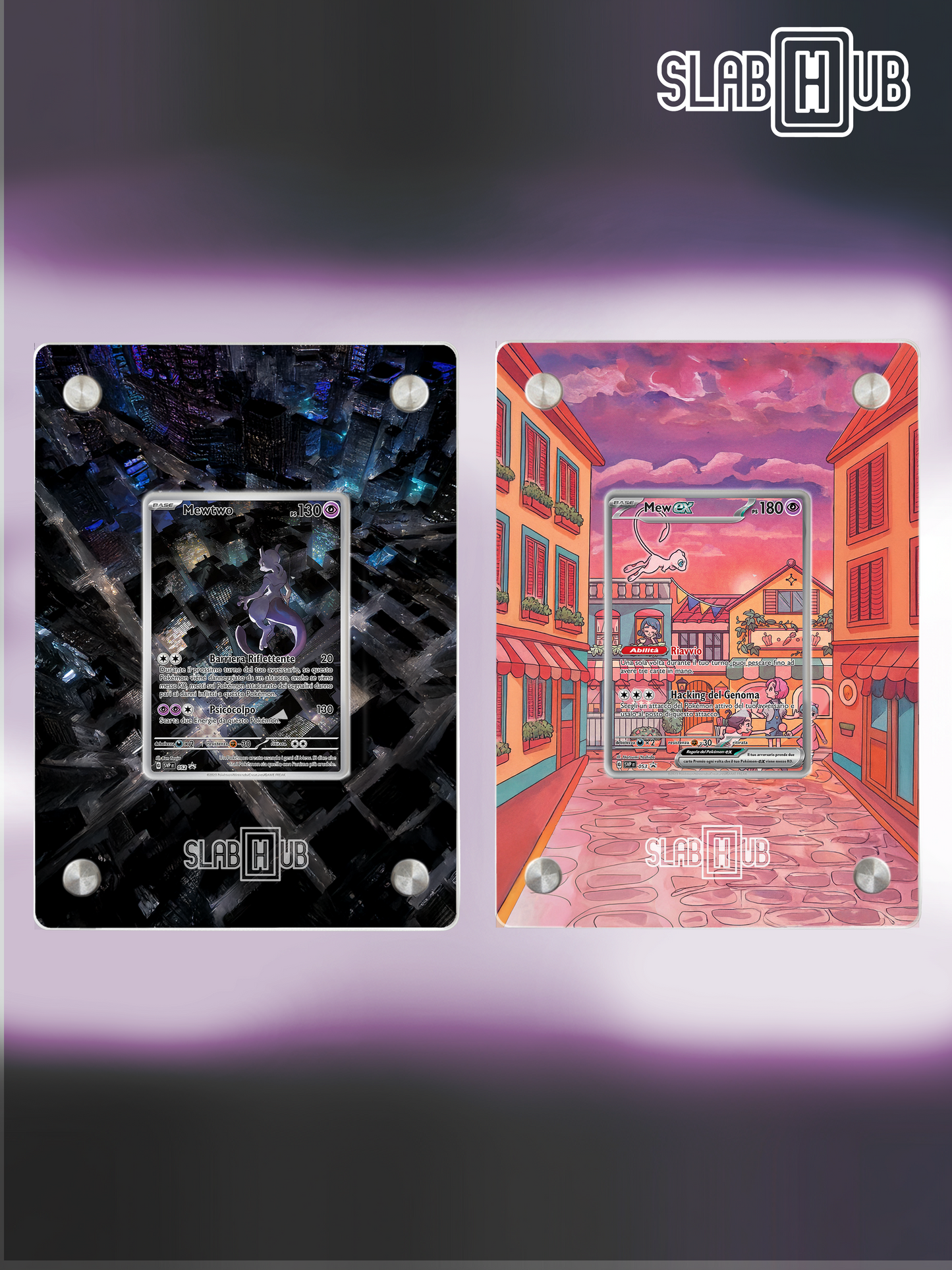 🌌 The Mew & Mewtwo Duo | SV Black Star Promos | Slab Hub Edition