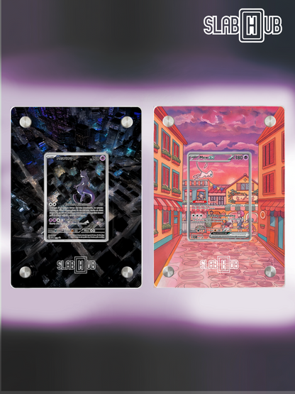 🌌 The Mew & Mewtwo Duo | SV Black Star Promos | Slab Hub Edition