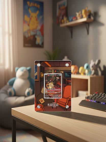 Team Rocket's Meowth DRI 203/182 | Destined Rivals | Slab Hub Edition