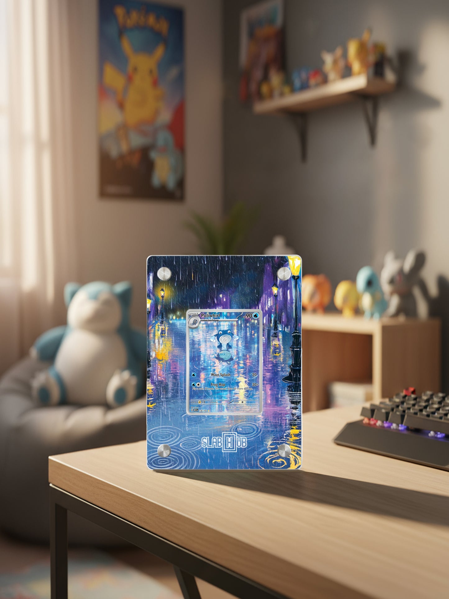 Poliwhirl MEW 176/165 | 151 | Slab Hub Edition