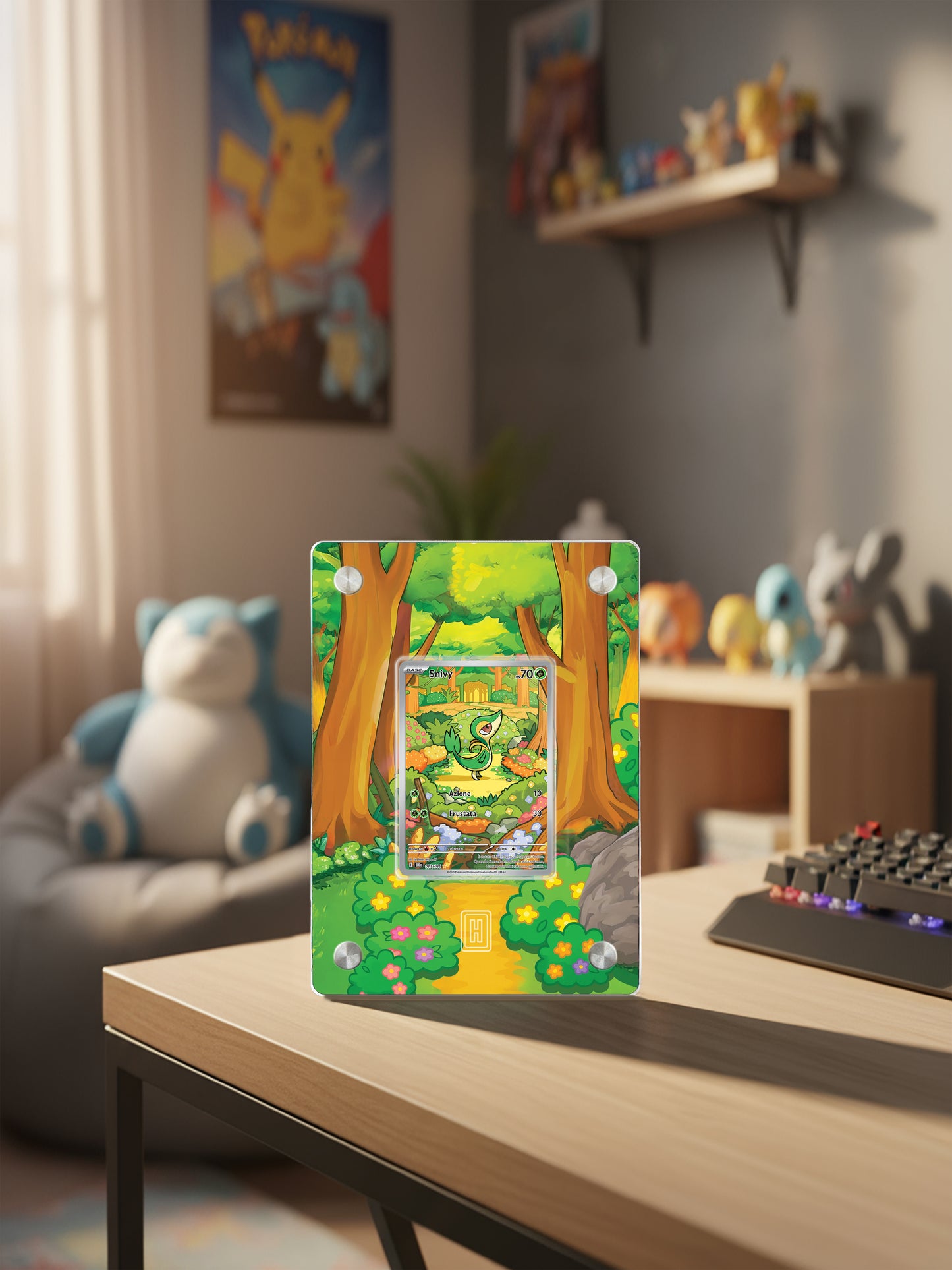 Snivy | SlabHub Display Frame