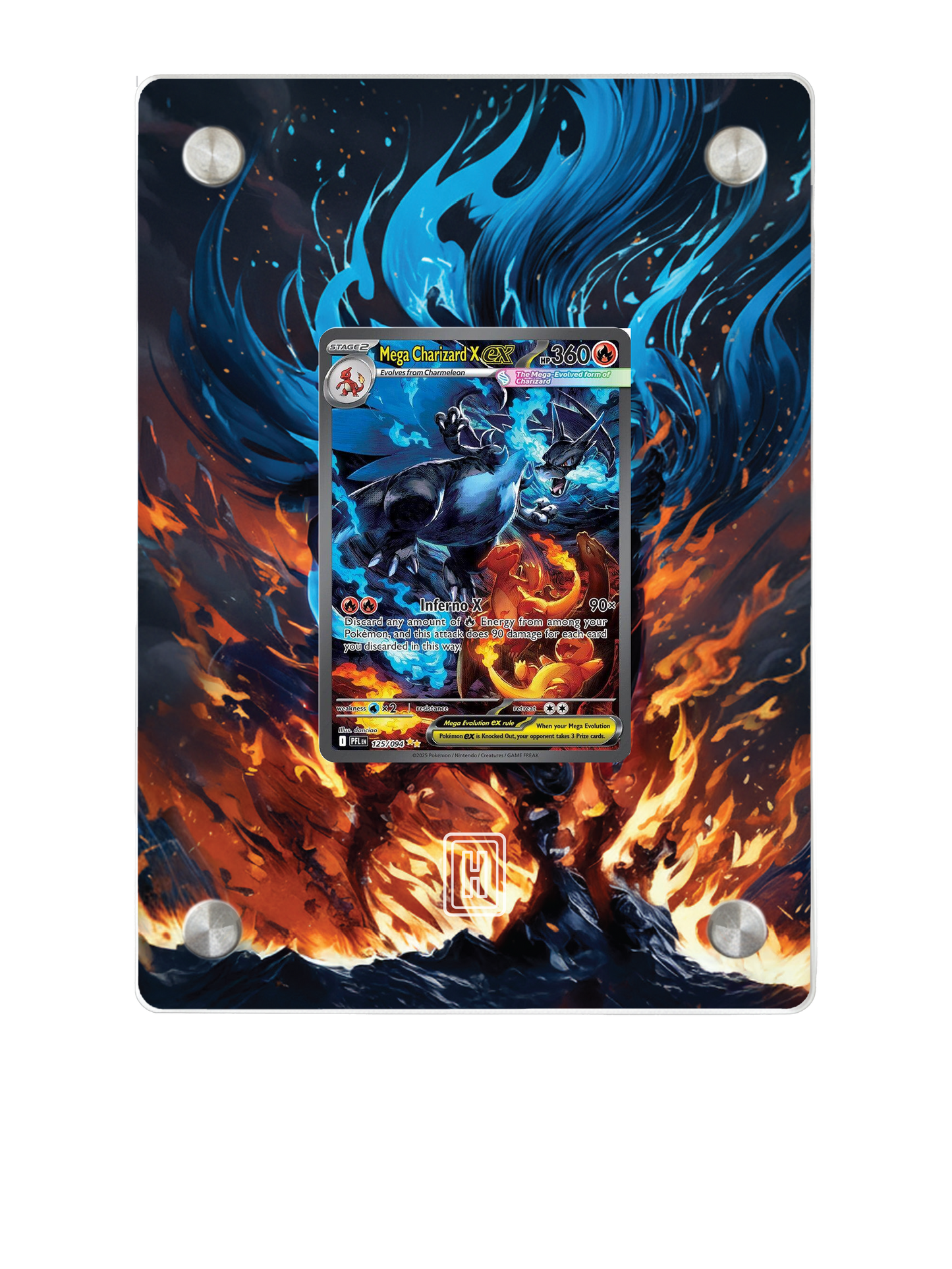 Mega Charizard X | SlabHub Display Frame