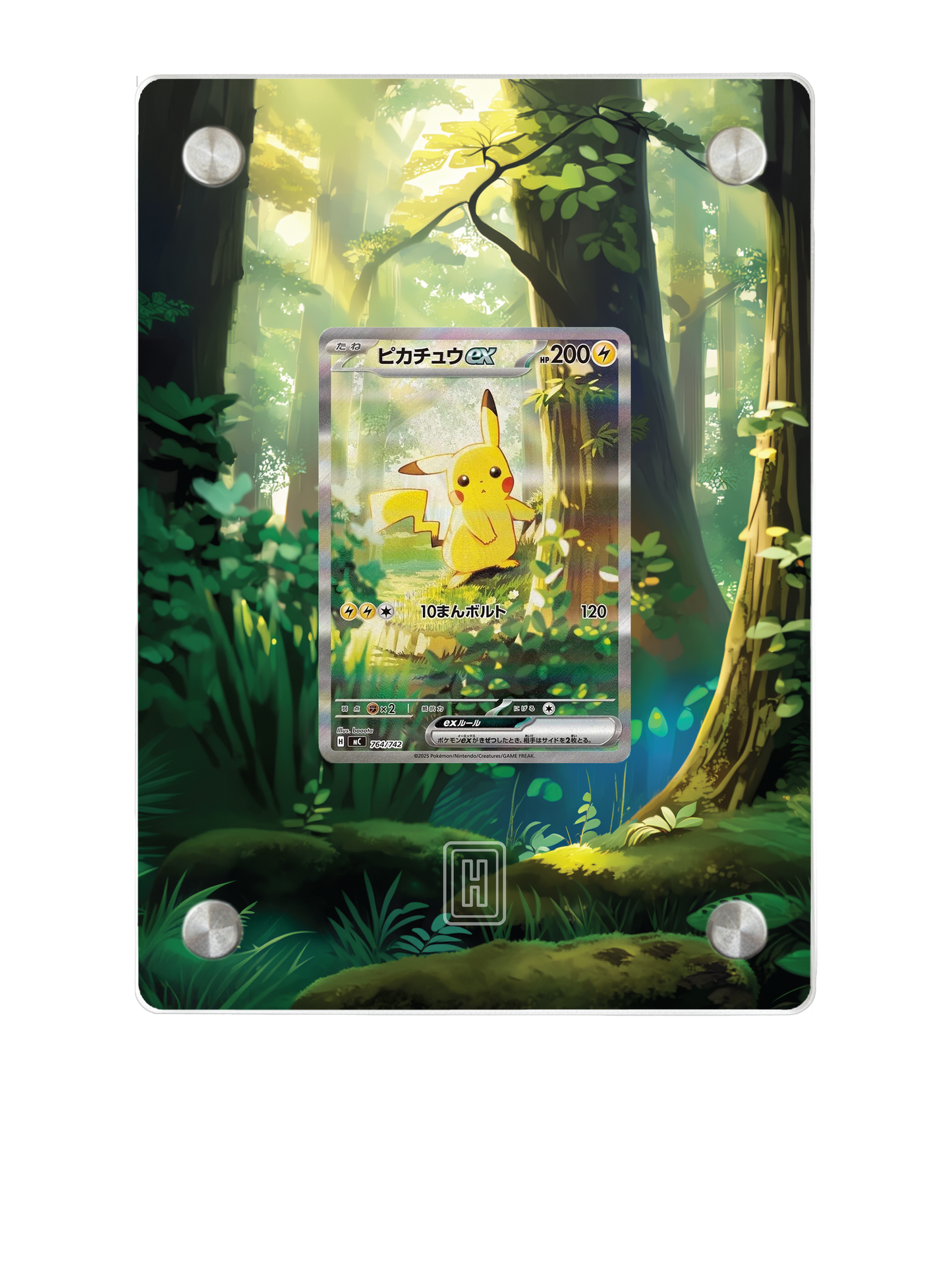Pikachu ex | SlabHub Display Frame