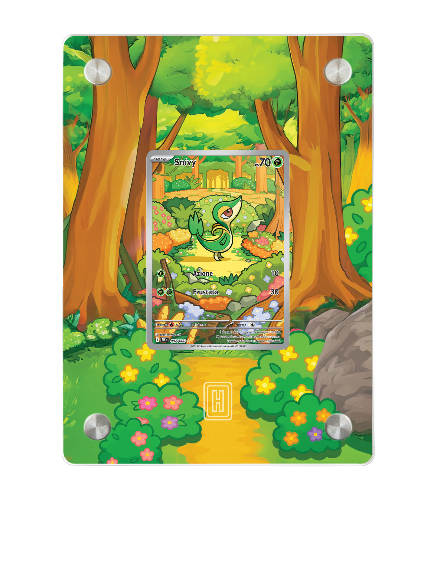 Snivy | SlabHub Display Frame