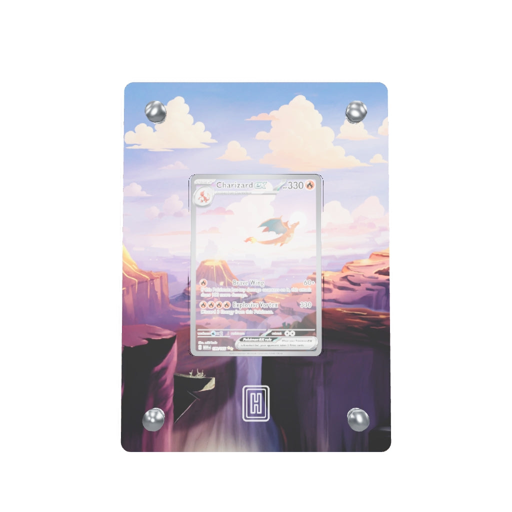Charizard ex SlabHub display frame – interactive 3D model