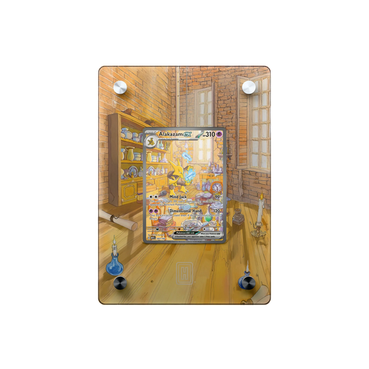 Alakazam ex SlabHub display frame – front view