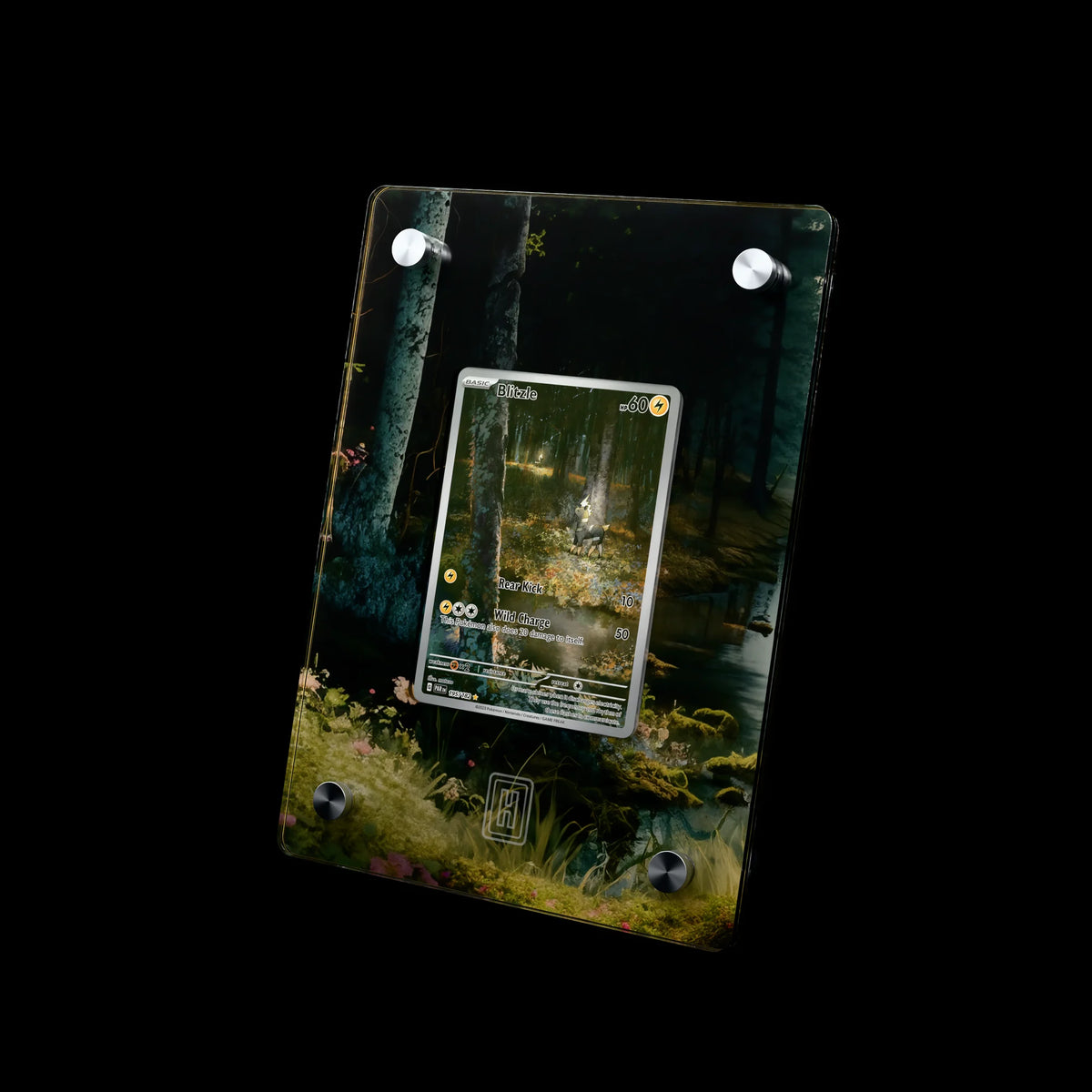 Blitzle SlabHub display frame – three-quarter view
