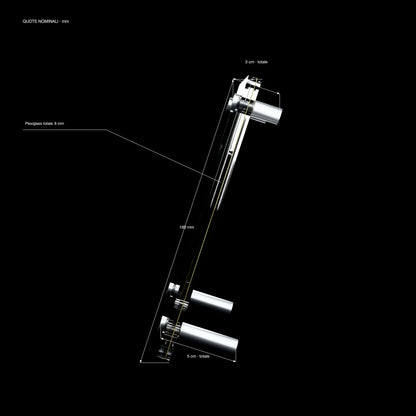 Blitzle SlabHub display frame – side view