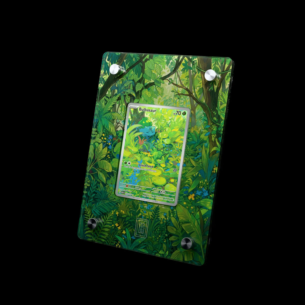 Bulbasaur SlabHub display frame – three-quarter view