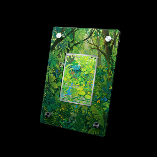 Bulbasaur SlabHub display frame – three-quarter view