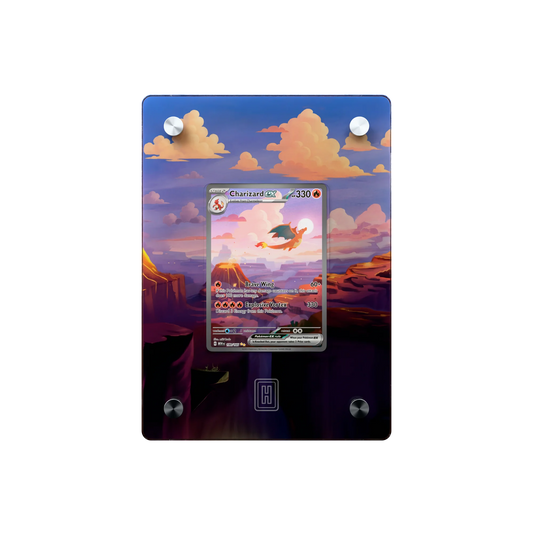 Charizard ex SlabHub display frame – front view