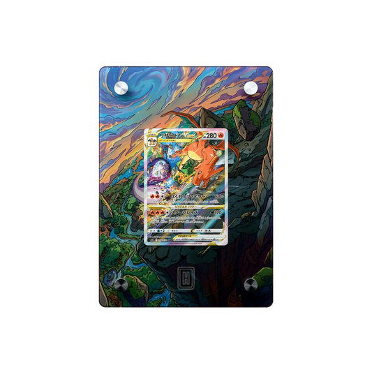 Charizard VSTAR SlabHub display frame – front view