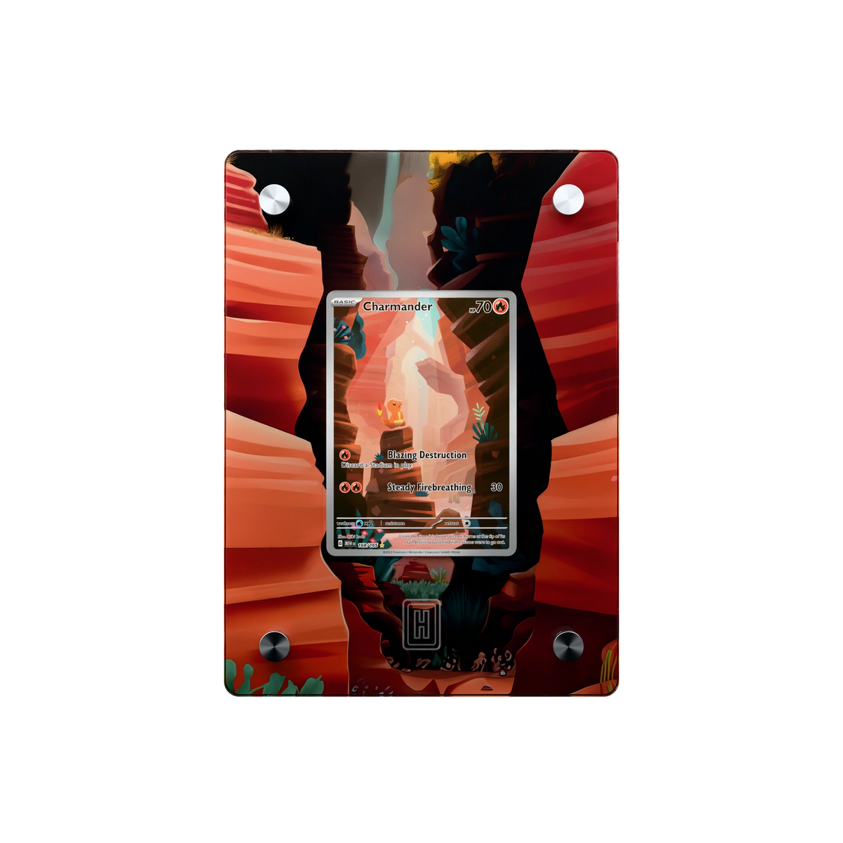 Charmander SlabHub display frame – front view