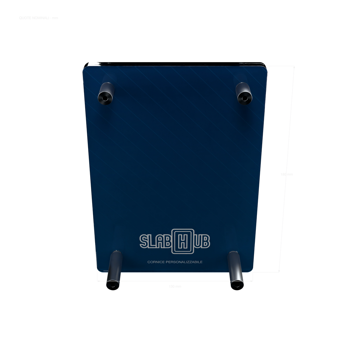 Custom SlabHub display frame – back view