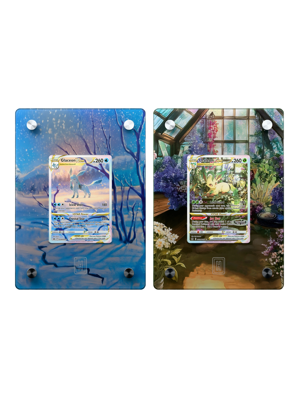 The Elemental Duo SlabHub display frame bundle – front view