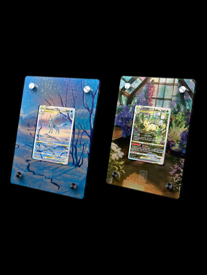 The Elemental Duo SlabHub display frame bundle – three-quarter view