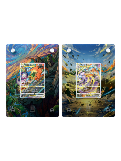 The Eternal Rivalry SlabHub display frame bundle – front view