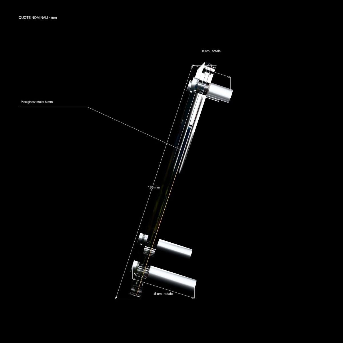 Flareon VMAX SlabHub display frame – side view