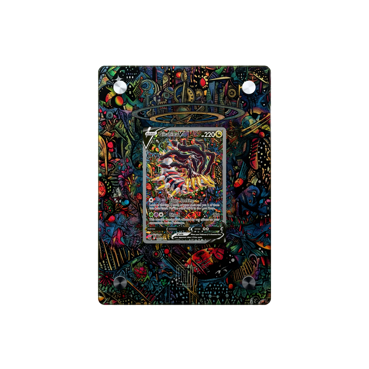 Giratina V SlabHub display frame – front view