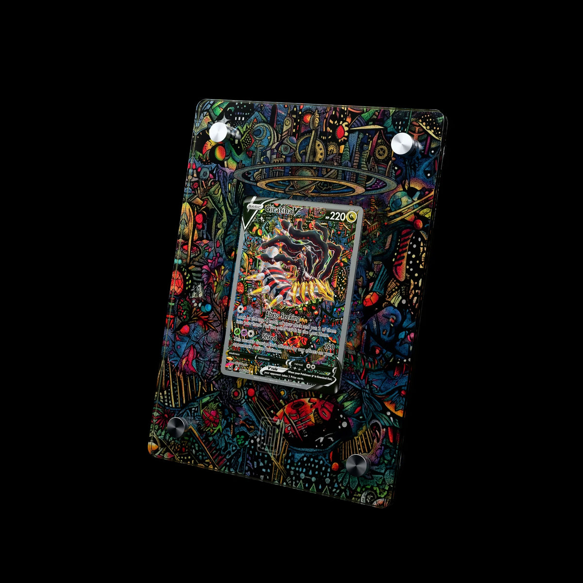 Giratina V SlabHub display frame – three-quarter view