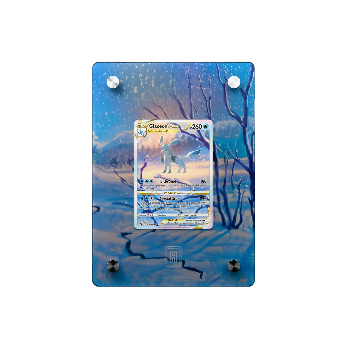 Glaceon VSTAR SlabHub display frame – front view