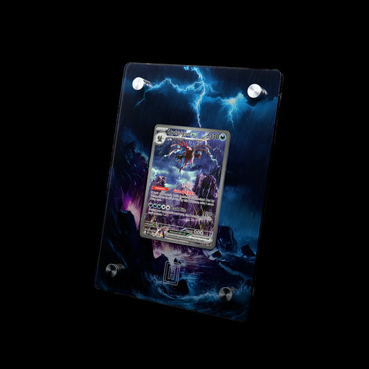 Hydreigon ex SlabHub display frame – three-quarter view