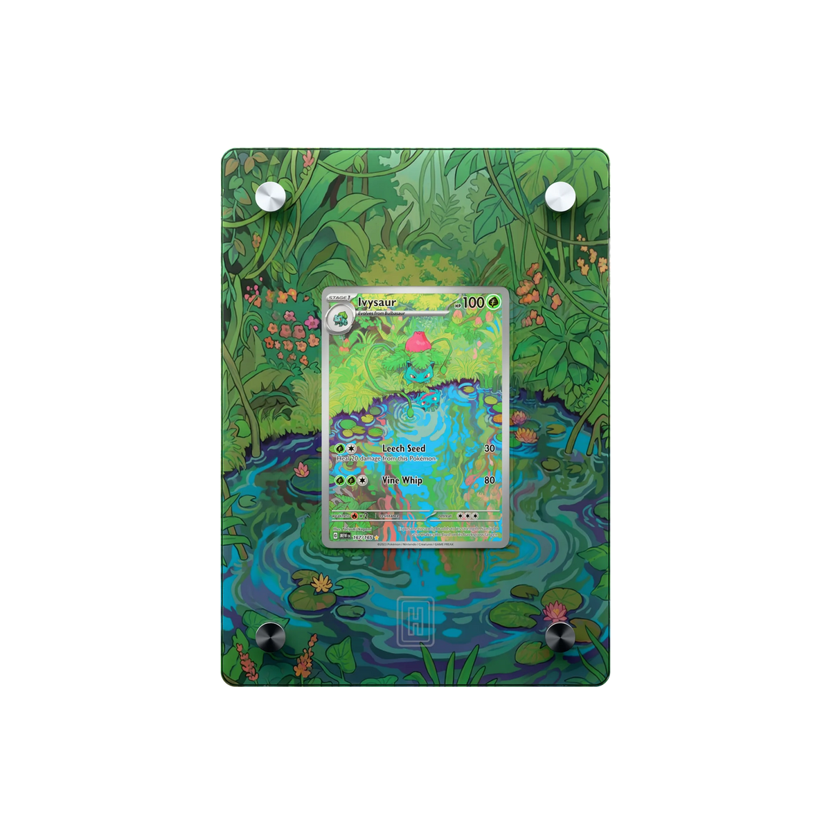 Ivysaur SlabHub display frame – front view
