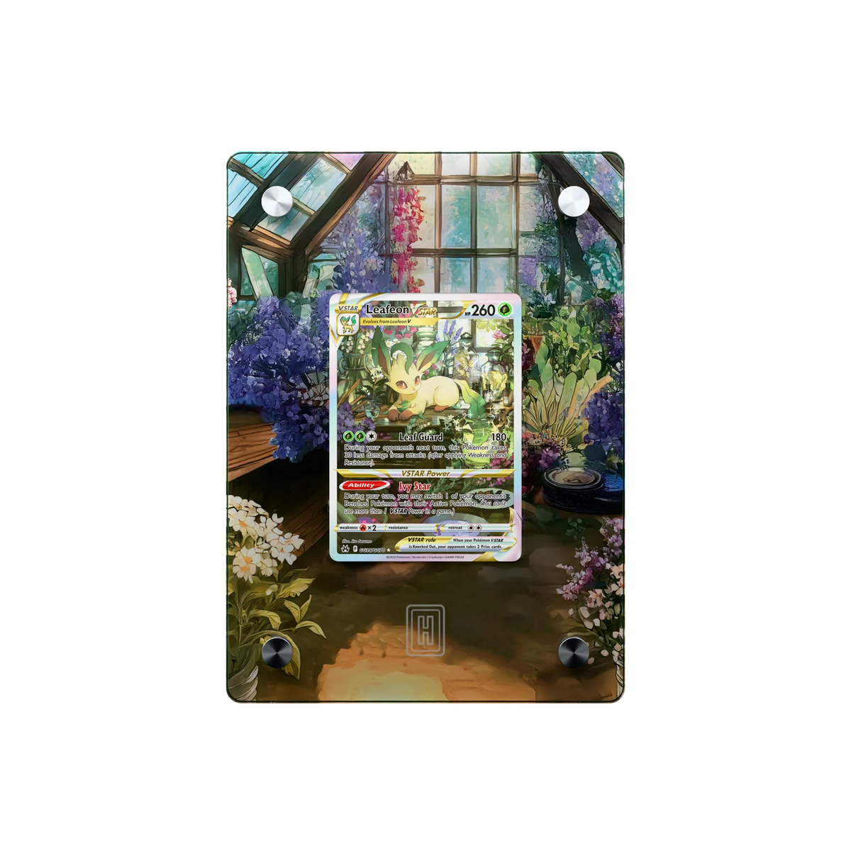 Leafeon VSTAR SlabHub display frame – front view