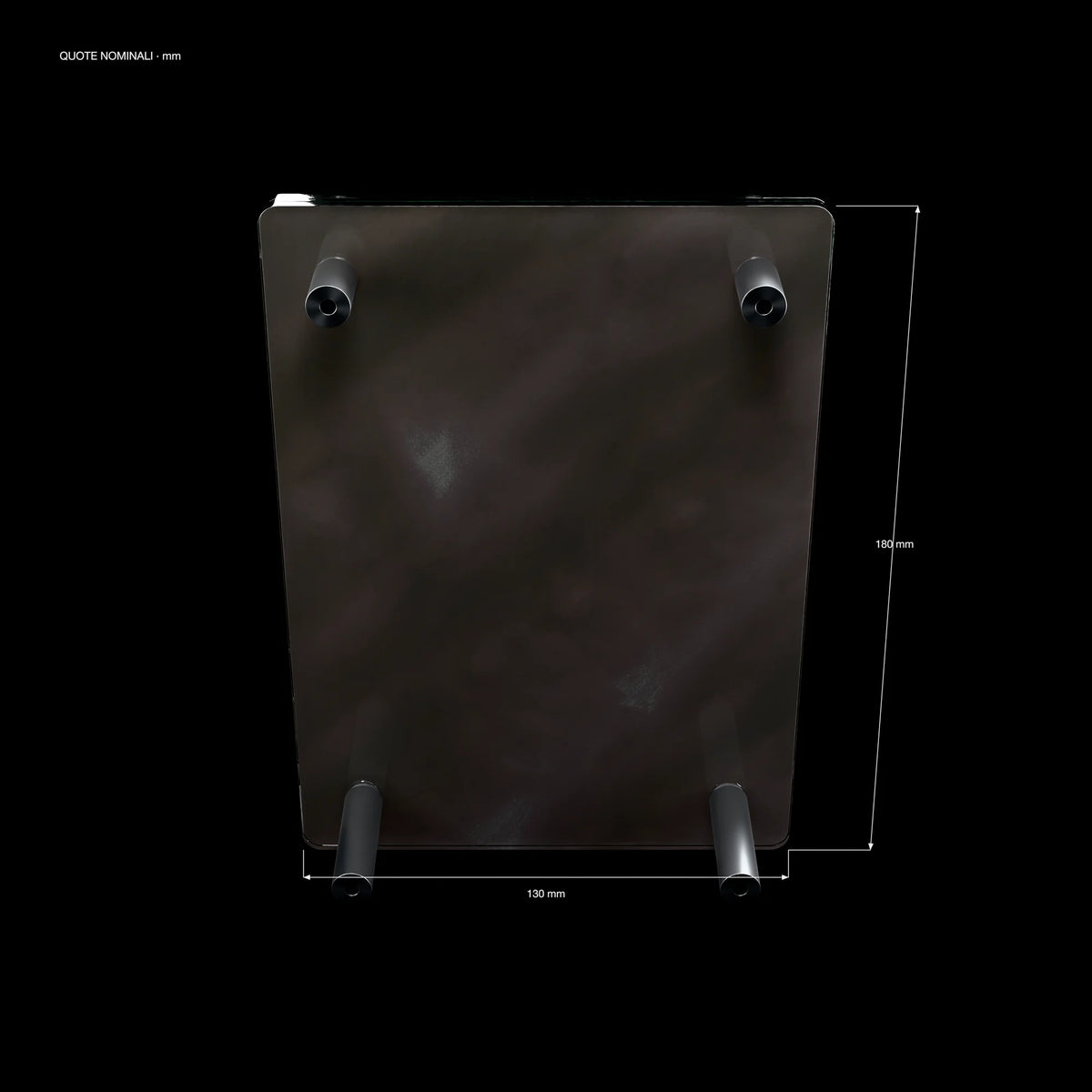Mega Absol ex SlabHub display frame – back view