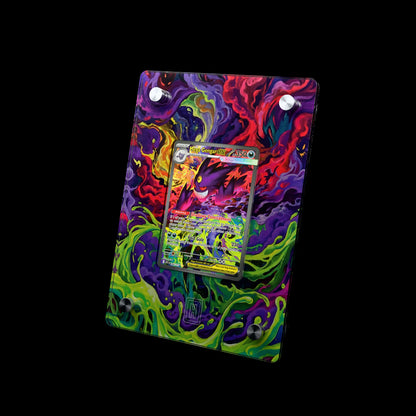 Mega Gengar ex SlabHub display frame – three-quarter view