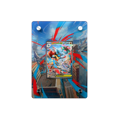 Mega Lucario ex SlabHub display frame – front view
