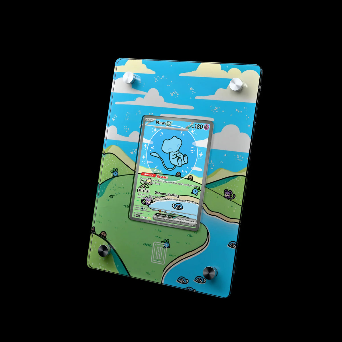 Mew ex SlabHub display frame – three-quarter view