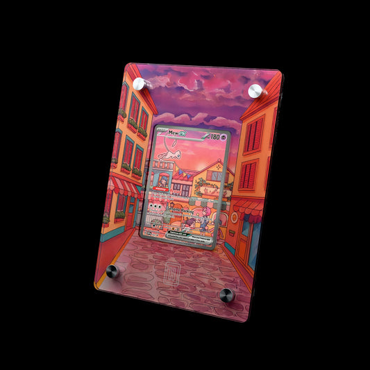 Mew ex SlabHub display frame – three-quarter view