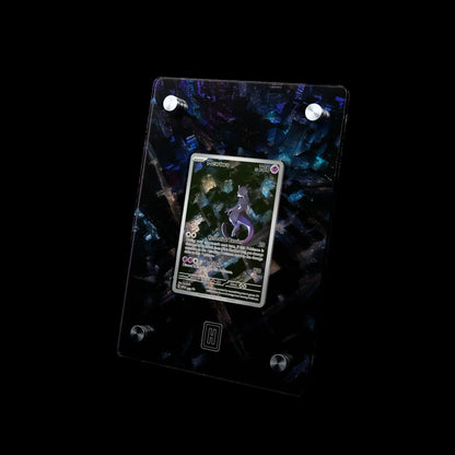 Mewtwo SlabHub display frame – three-quarter view