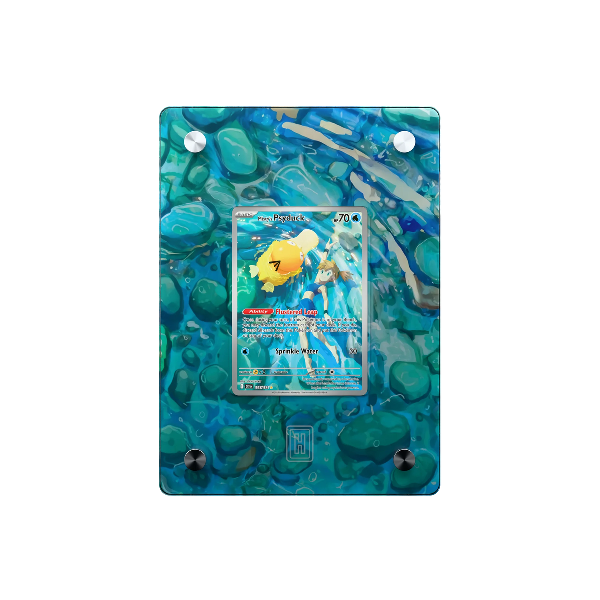 Misty's Psyduck SlabHub display frame – front view