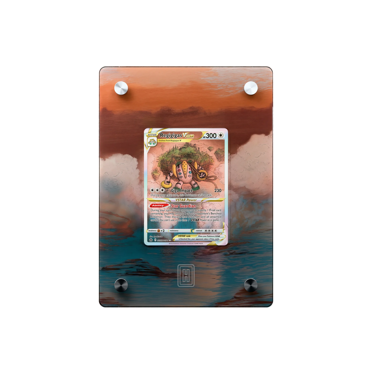 Regigigas VSTAR SlabHub display frame – front view