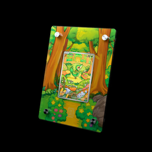 Snivy SlabHub display frame – three-quarter view
