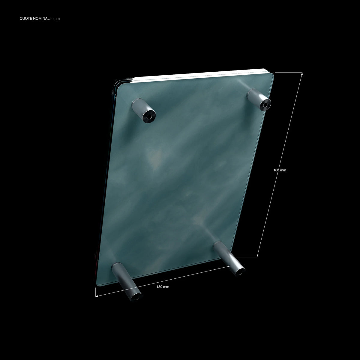Vaporeon VMAX SlabHub display frame – back perspective view