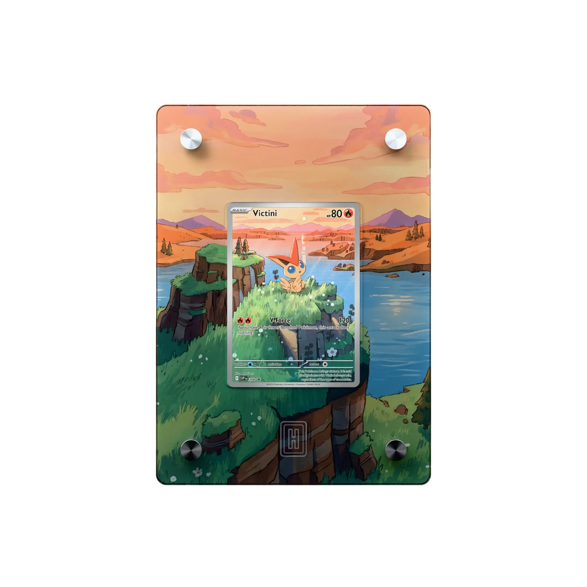 Victini SlabHub display frame – front view