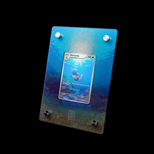 Wartortle SlabHub display frame – three-quarter view