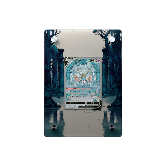 Zacian V SlabHub display frame – front view