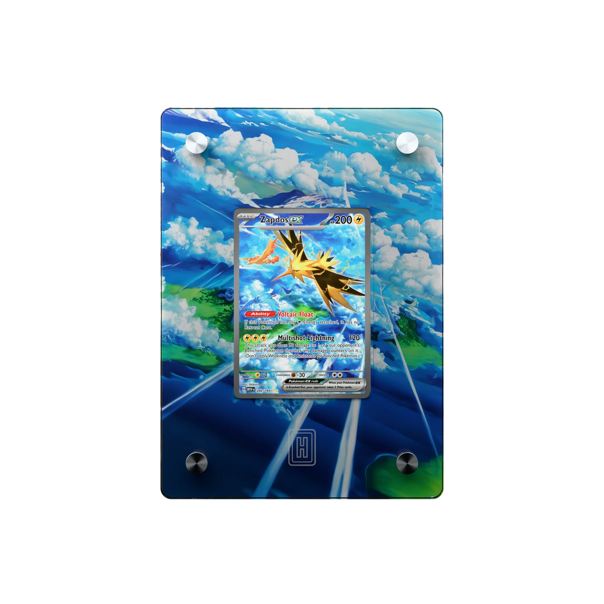 Zapdos SlabHub display frame – front view